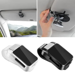 Clip pour lunettes de soleil de voiture, porte-lunettes pour pare-soleil, porte-billet, Clips de rangement stables, cintre pour lunettes, accessoires d'intérieur de voiture