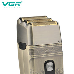 VGR tondeuse tondeuse à barbe pour hommes rasoir electrique homme rasoir Rasateur Professionnelle Rasoir électrique Machine à raser Étanche Tondeuse à barbe Métal Le rasoir Affichage numérique Rasoir pour hommes V-335