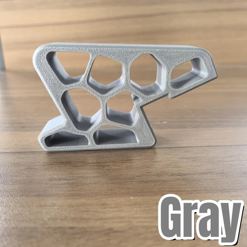 Window/balcony door stop with rail lock, heavy-duty door stop, non-slip door wedge, wall protector, easy installation/removal