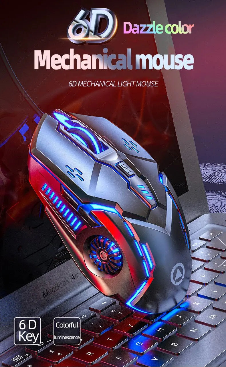 Silver Eagle G5 Muet Souris Filaire Six Clés Jeu Lumineux E-Sports Machines Ordinateur Accessoires Livraison Transfrontalière