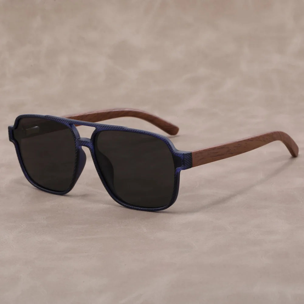Lunettes de soleil à Grain de bois pour hommes lunettes de soleil à Grain de bois lunettes pour hommes lunettes polarisantes lunettes de Protection UV