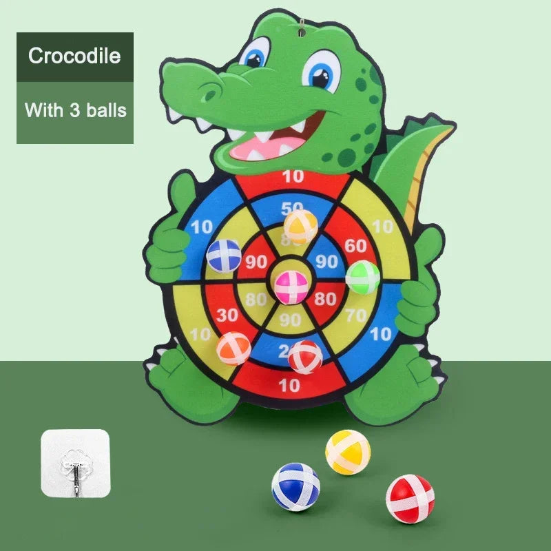Jeu de fléchettes Montessori pour enfants, jouet pour bébé, balle collante, sports d'intérieur et d'extérieur