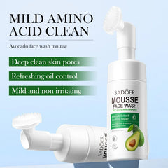SAODER Fruits nettoyant pour le visage mousse de lavage du visage Massage nettoyage Mossee hydratant produits de soins de la peau du visage