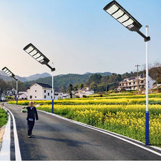 10000W lampe solaire extérieure Ultra puissantes lumières extérieures solaires 320° éclairage à large gamme luminosité projecteurs de rue réglables