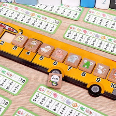 Jouet mathématique en bois pour enfants, outils pédagogiques d'addition et de soustraction, formation à la pensée logique Montessori, jouets mathématiques, éducation préscolaire