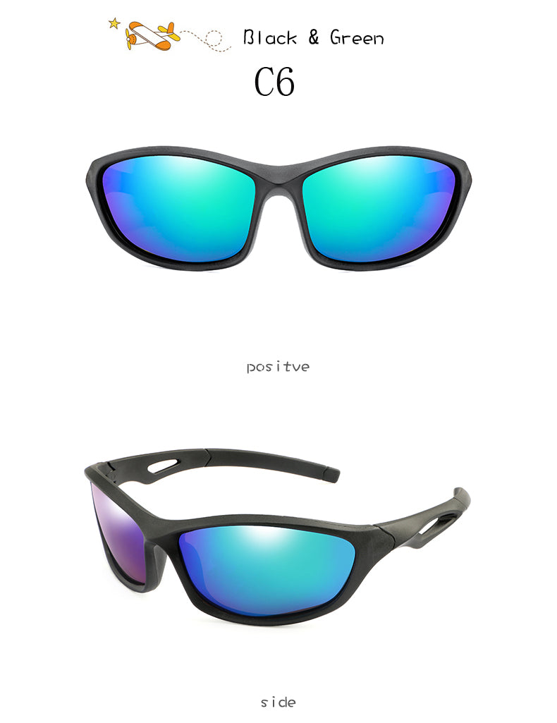 Enfants garçon sport lunettes de soleil TR90 Cool lunettes de soleil lunettes extérieures Protection UV lunettes équilibre voiture glisser nuances enfants lunettes