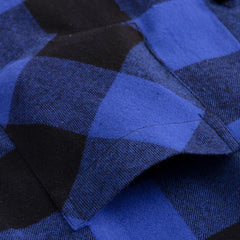 Chemise décontractée en coton à carreaux pour hommes, chemise habillée en glouton, manches longues, coupe couvertes, mode printemps et automne, 2025