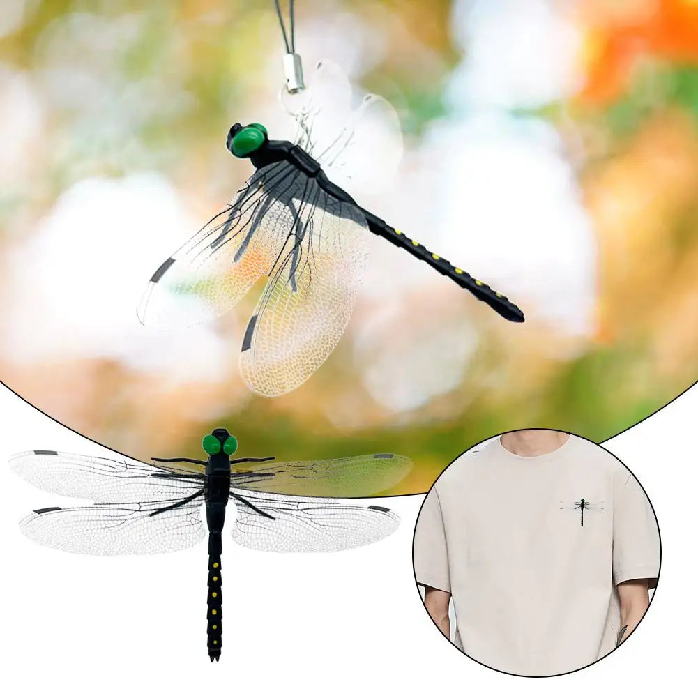 Simulation d'insecte libellule, modèle anti-moustiques, ornements suspendus d'extérieur, outil de répulsif pour jardin et ferme, 4 ou 10 pièces
