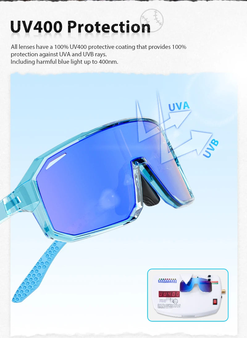 SCVCN enfants cyclisme lunettes de soleil enfants cyclisme lunettes UV400 vélo lunettes filles vtt Camping pêche Sports de plein air accessoires