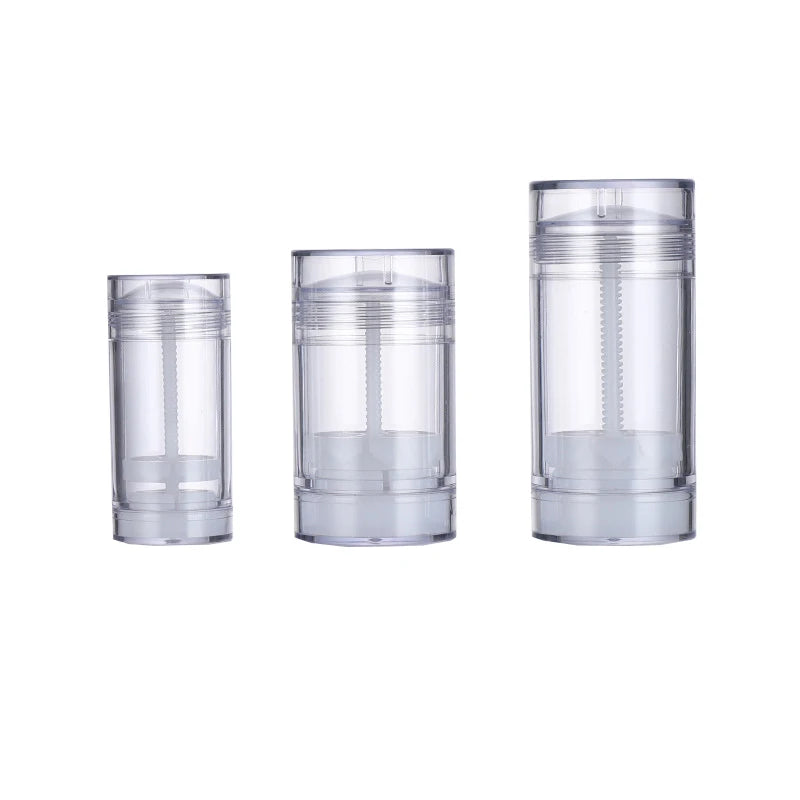 Tube déodorant rond torsadé fait à la main, 15/30/50/75g, remplissage du fond, bâton de Blush vide, bâton de remplissage, conteneur déodorant de voyage