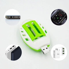 USB mosquito repellent, electronic pest control device, smokeless, for indoor and outdoor use, car, travel, home, office