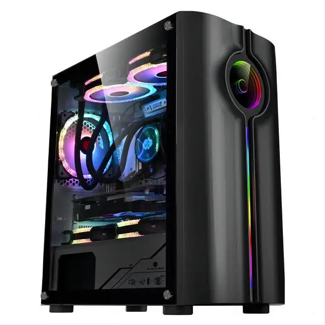 PC de jeu avec processeur A8-7680/512G SSD/16GB RAM 3200 mo DDR3/Windows 11 HD graphiques blanc pc gamer jeu mini pc