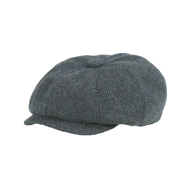 Casquette béret Vintage pour enfants, joli et élégant, chapeau de journal Ca rétro et Tweed pour enfants