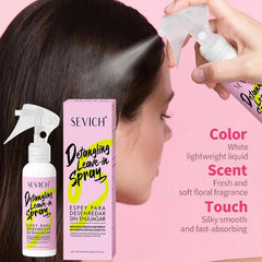 Keratin hair smoothing spray, conditioner, keratin hair treatment for dyeing, anti-frizz, damaged hair, softens, shine-enhancing treatment oil
