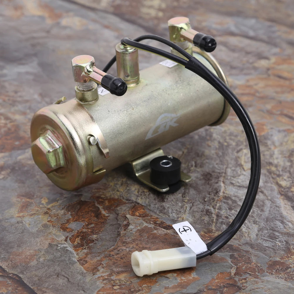 12V fuel pump, car parts, red faceted cube, replacement accessory, medium distillation pump