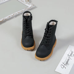 Bottes d'équitation pour enfants, chaussures de marque blanches, souples et décontractées à plateforme, nouvelle collection automne