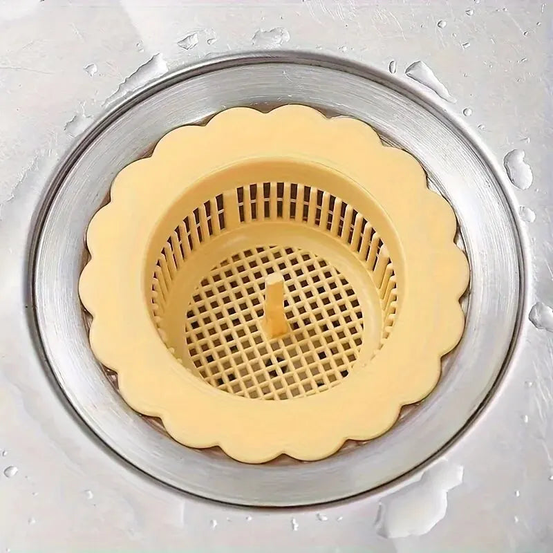 Crépine d'évier en plastique Durable, 1 pièce, filtre d'évier de cuisine, outils de salle de bains parfaits pour les éviers de cuisine et de salle de bains