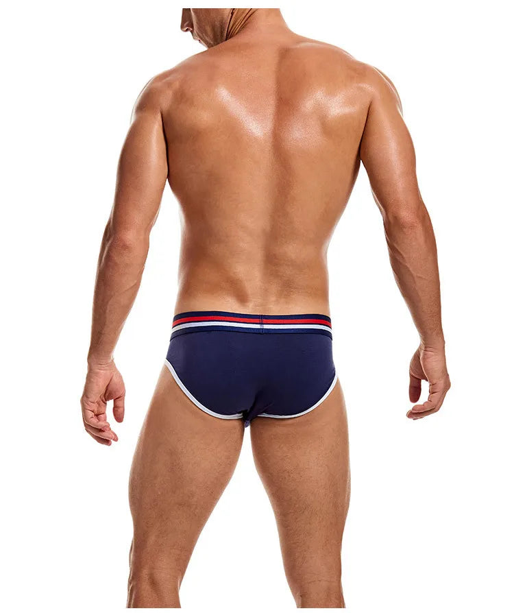 Ensemble 2 pièces - slips de sous-vêtements pour hommes en coton respirant jeunesse taille moyenne sous-vêtements pour hommes de grande taille slips d'été