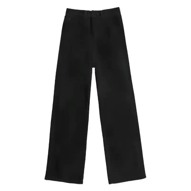 Y2K Vintage jean Flash argent étoile motif métal Rivet jean femme Baggy décontracté jambe droite Denim pantalon Simple femmes vêtements