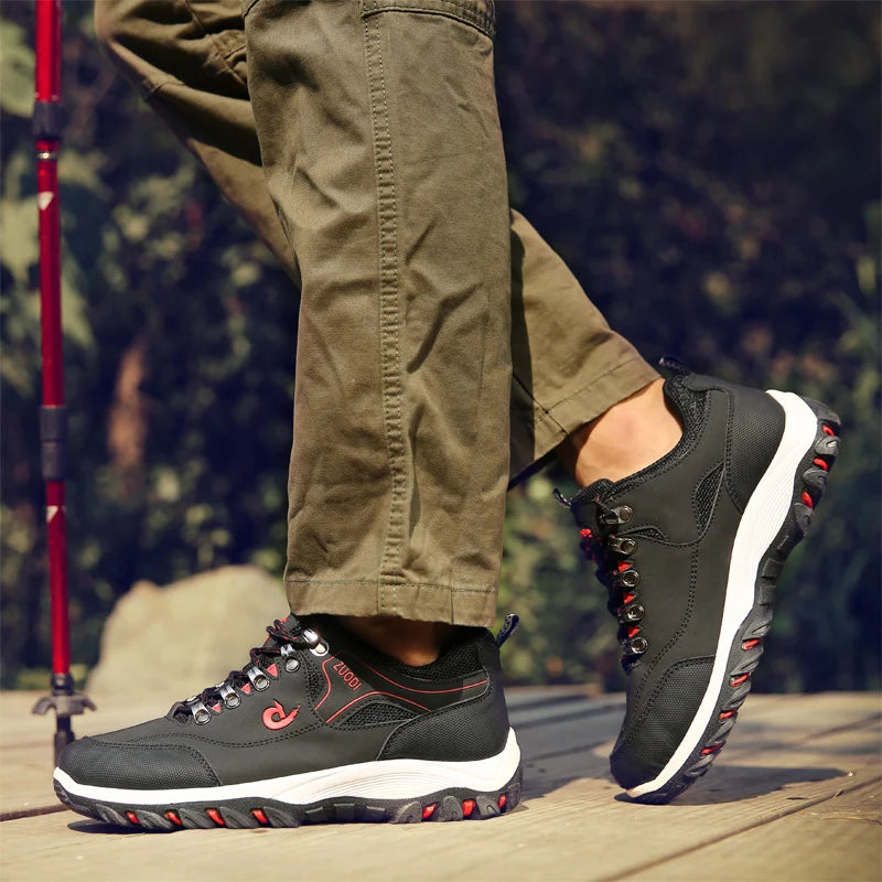 Men's leather shoes, casual men's shoes, sneakers for spring, autumn, winter, men's tennis shoes, lightweight walking shoes