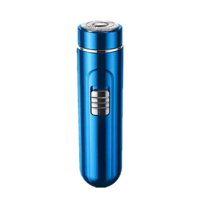 Rasoir électrique compact pour homme, aste par USB, support et séchage, utilisation facile à un bouton, parfait pour la maison, la voiture et les voyages!