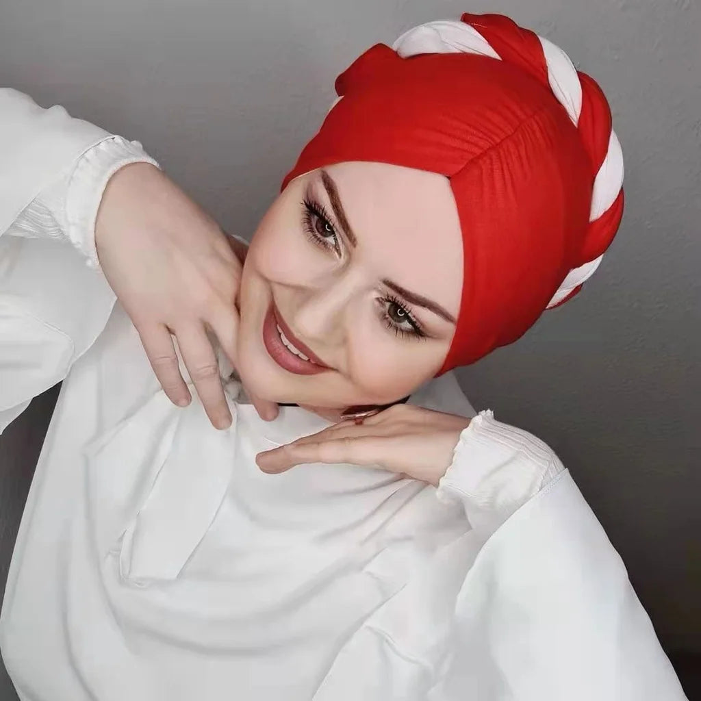 Muslim abaya-hijab for women, Arabic scarf, jersey dress, instant turban