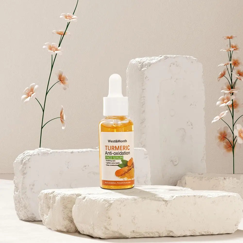 Sérum blanchissant pour le visage au curcuma, anti-d'effets, ration des taches foncées, éclaircissant pour le visage, huile de curcuma Regina