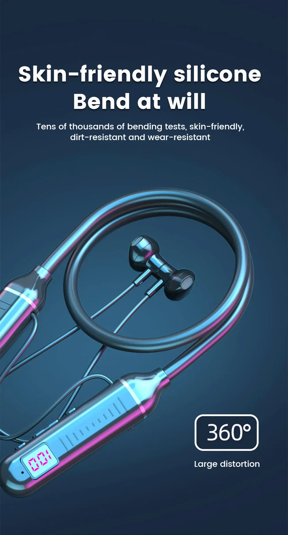 TWS Headphones Earbuds Earphones Earhook, Ecouteurs Bluetooth 5.49 sans Fil Casque Audio avec Haut-parleurs dynamiques de, avec microphone, Son stéréo immersif, 28h d'Autonomie pour Sport, entraînement, Yoga, Extérieur