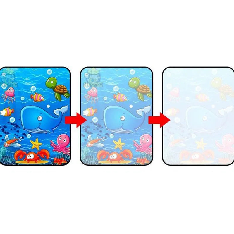 1 livre + 1 stylo livre de coloriage réutilisable livre de peinture à l'eau éducation précoce sensorielle Puzzle dessin jouets