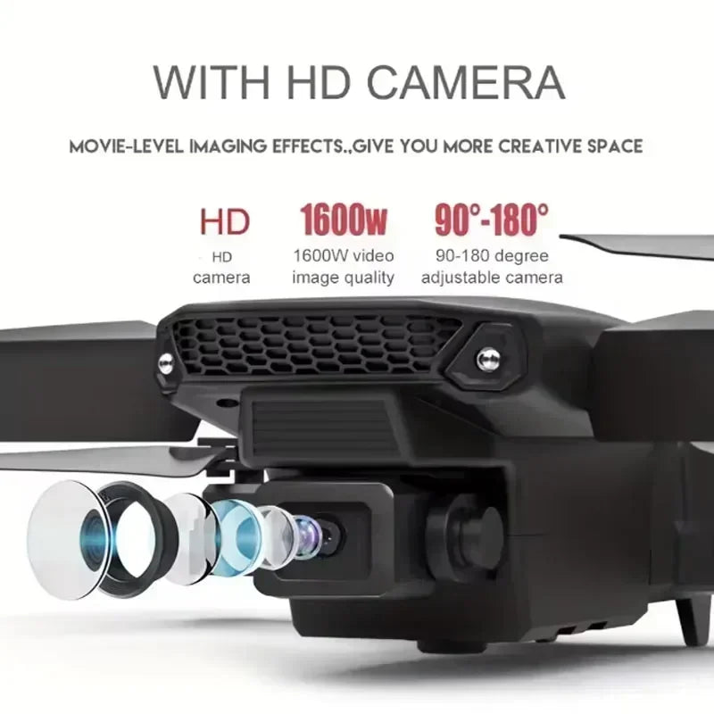 Elite E88 2024 RC Drone – 4K Ultra HD Camera | Foldable and Portable | Altitude Hold | Perfect Gift for Adults and Children