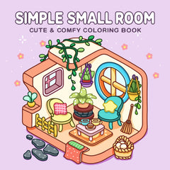 Livre de coloriage pour la relaxation – Décoration de pièce simple avec illustrations de livre d'images pour la créativité et le soulagement du stress