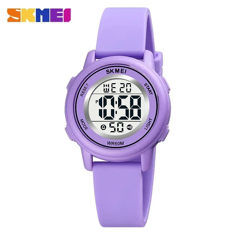 SKMEI 1721 étanche alarme enfant montres montre enfant garçons filles Sport enfants montre coloré Led enfants montres numériques
