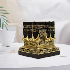 Statue de table artisanale, modèle de réplique islamique Kaba, pour la maison,