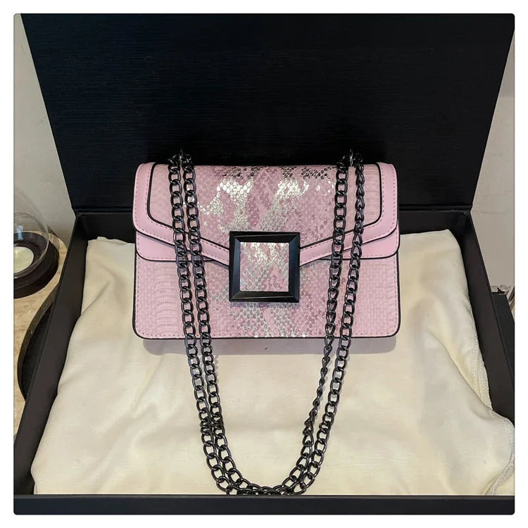 Sac à bandoulière simple pour femmes, style coréen, à la mode, design de niche décontracté, chaîne polyvalente, exquis, style occidental
