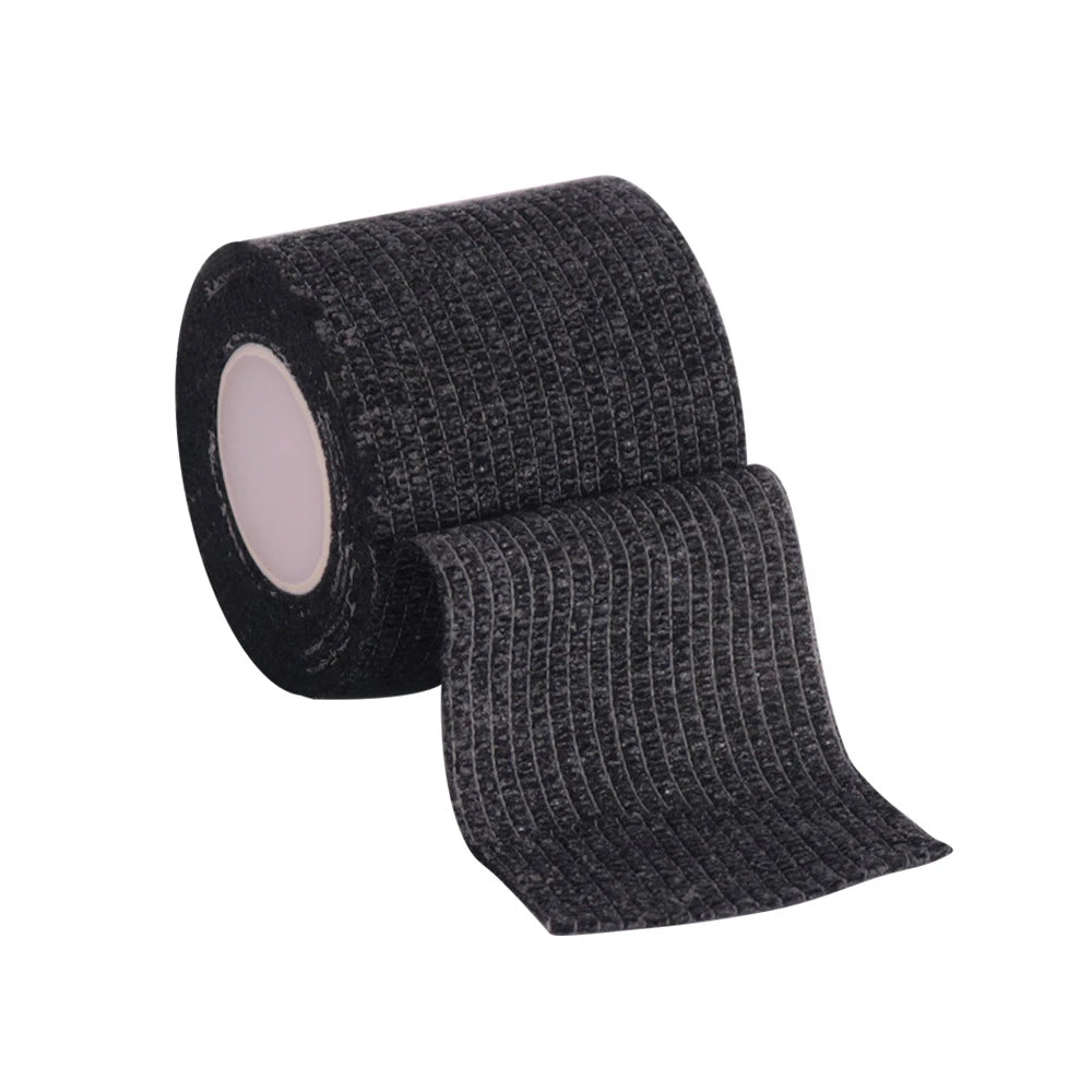 Bandage médical en gaze, 1 rouleau de 2.5/5/10cm x 4.5m, bandes élastiques respirantes auto-adhésives pour le sport, fixation des doigts, des poignets et des jambes