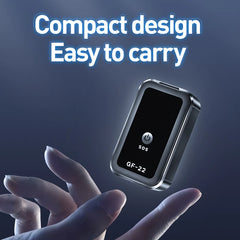 GF22 Car Tracker, Real-Time GPS Positioning Device, Anti-Loss, Accurate Locator, SOS Alarm Device