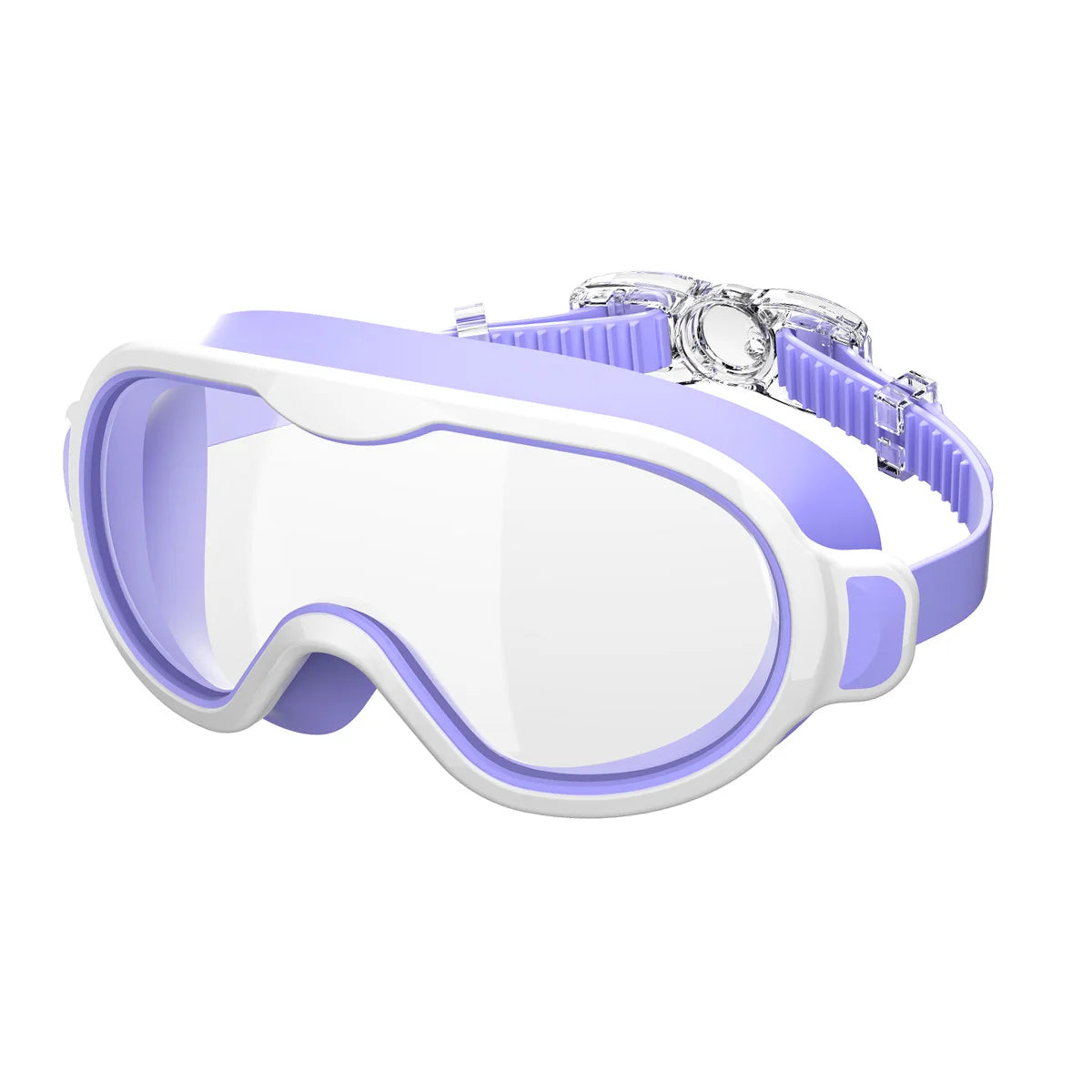 Lunettes de natation pour enfants, grand cadre, sans fuite, étanche, vue large, Vision claire, Anti-buée, Anti-UV, réglable rapide, pour enfants de 3 à 15 ans