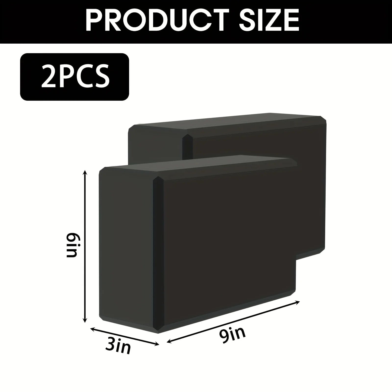 Set of 2 yoga blocks – Made of high-density foam, lightweight, supportive, and odorless – Essential yoga equipment for women, gym