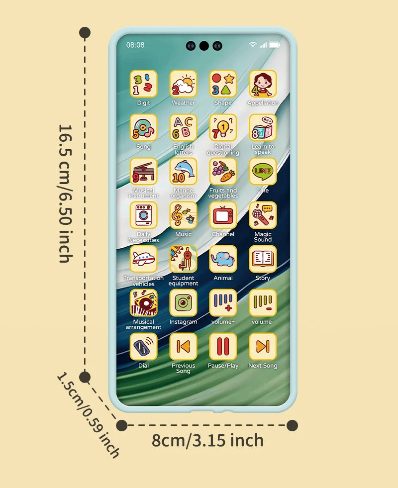 Jouet téléphone portable jouets éducatifs téléphone portable bébé enfant jouet éducatif téléphone modèle de téléphone portable jouet pour enfants anniversaire cadeau de noël