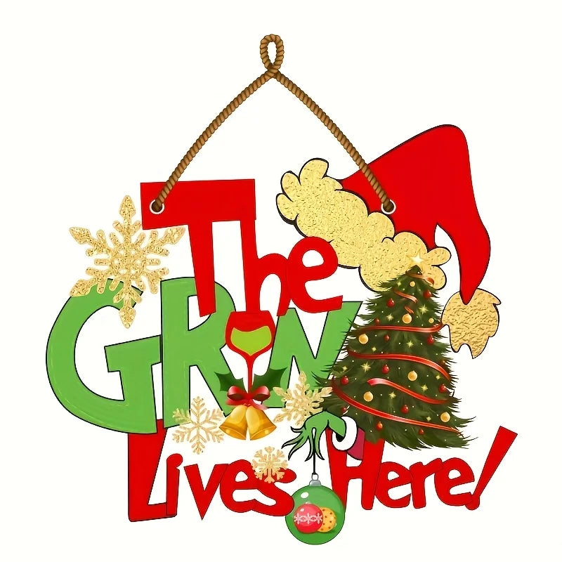 1-piece Christmas tree decorations, party decorations, festive atmosphere decorations, wall decorations and home decor