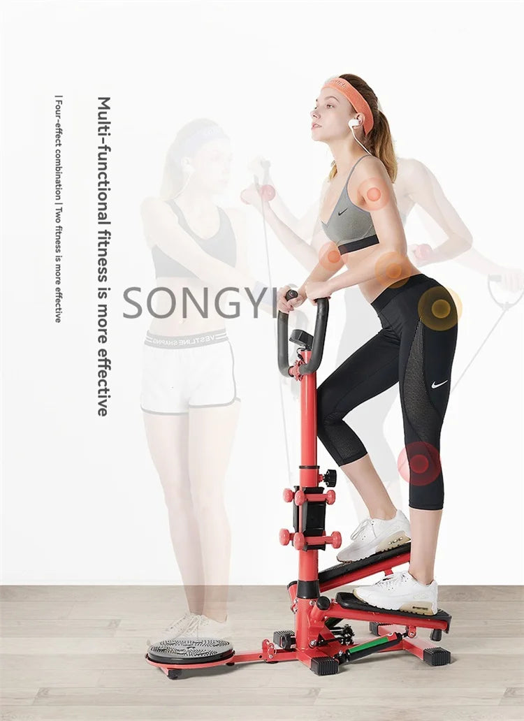 Mise à niveau de la plate-forme amincissante des jambes pour adelgazar le ventre, Machine amincissante gauche et droite pour femmes, pédale d'alpinisme sportive, Fitness Eq