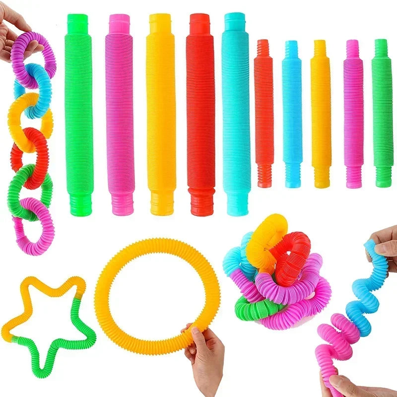 8 16 24 32 pièces Tubes Pop jouets sensoriels UrChoice motricité Fine et apprentissage pour les tout-petits jouets Fidget et cadeaux de fête pour les enfants
