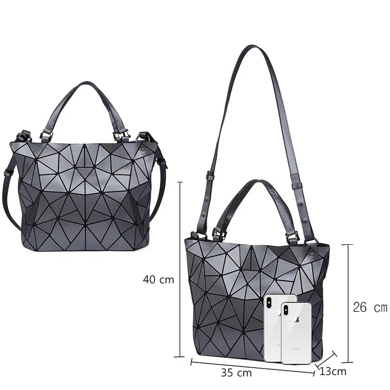 sac a mains femme sac de luxe femme Bao-Sacs à main géométriques argentés pour femmes, sac à bandoulière, messager initié, fourre-tout de luxe, mode, designer, E27, 2023