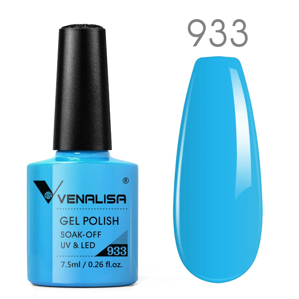 Venalisa vernis à ongles Gel à paillettes réfléchissantes couleur néon couverture complète Pigment Nail Art manucure tremper l'émail vernis Gel UV