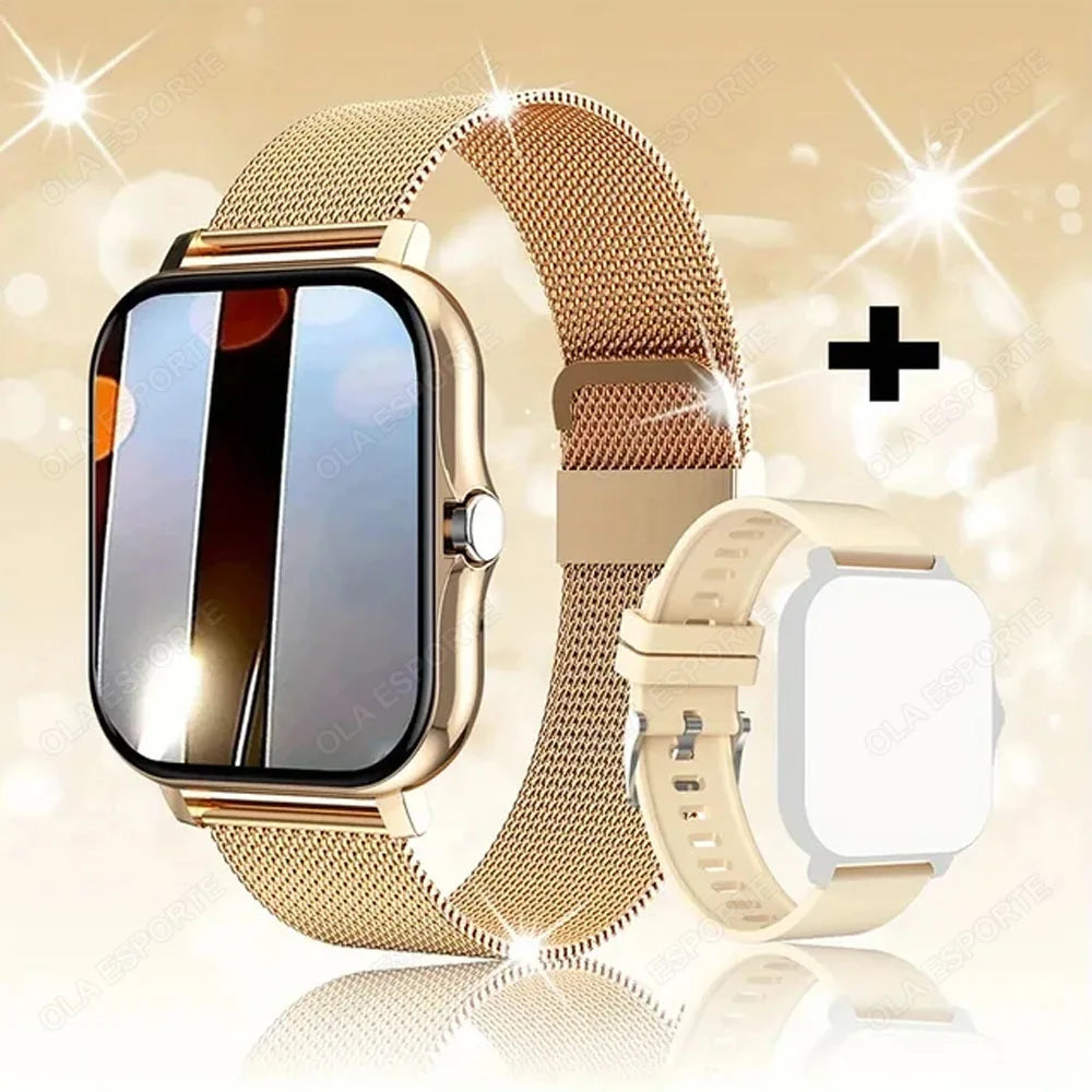 2025 nouvelle montre intelligente hommes femmes cadeaux 1.83 ''écran tactile complet Sport Fitness Tracker Smartwatch hommes BT appels numérique smarthwhatch