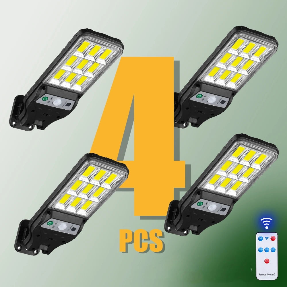 Puissant LED solaire extérieur LED cour applique murale 3 Modes corps humain Induction jardin terrasse porte de Garage éclairage public