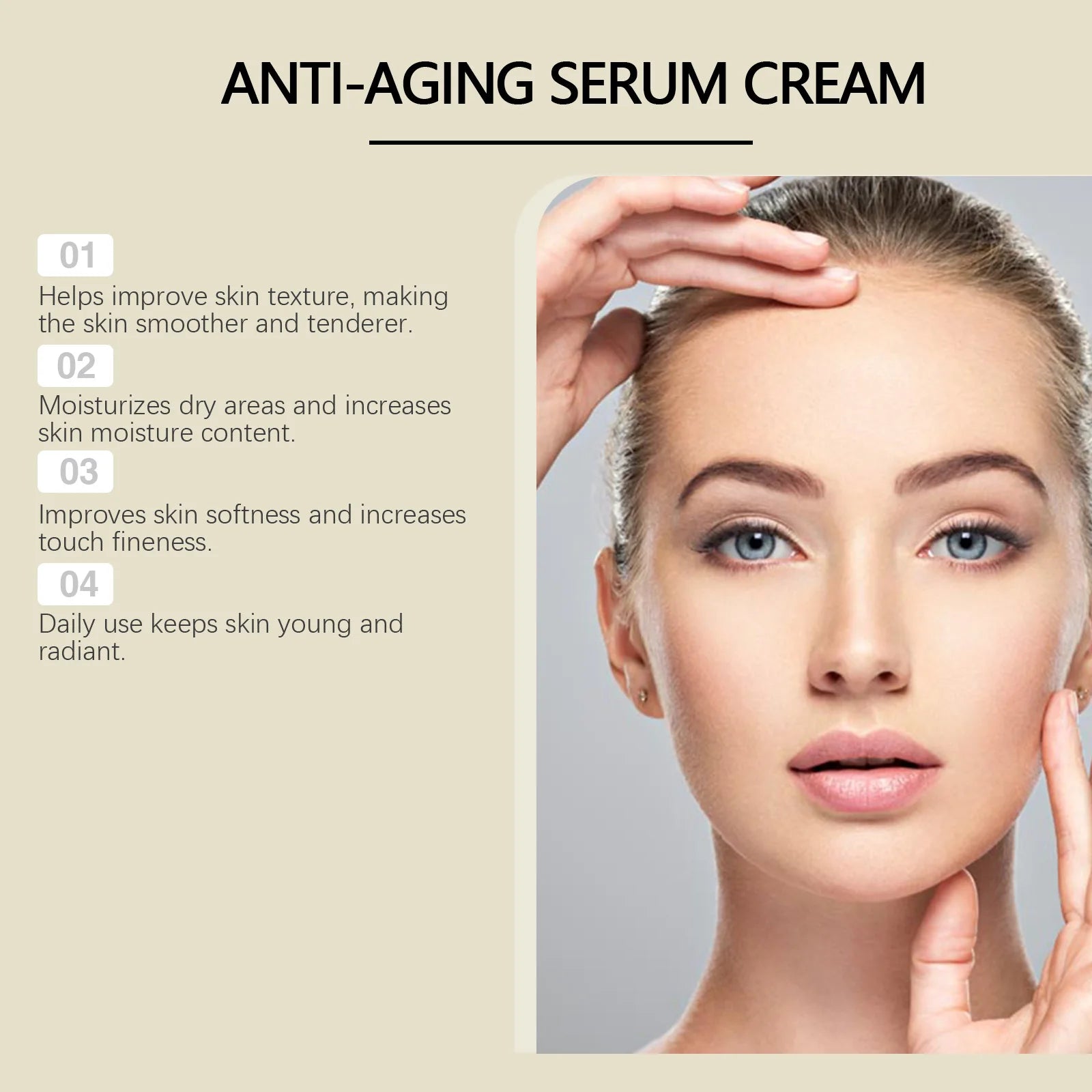 Crème pour le visage pour l'élimination des taches brunes et des ridules, réparation de la peau endommagée, raffermissante, liftante, amélioration de l'affaissement, nourrissante, soins de la peau, 7 jours