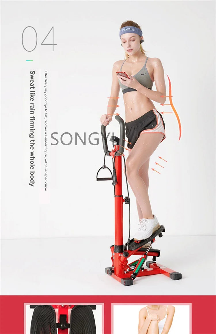 Mise à niveau de la plate-forme amincissante des jambes pour adelgazar le ventre, Machine amincissante gauche et droite pour femmes, pédale d'alpinisme sportive, Fitness Eq