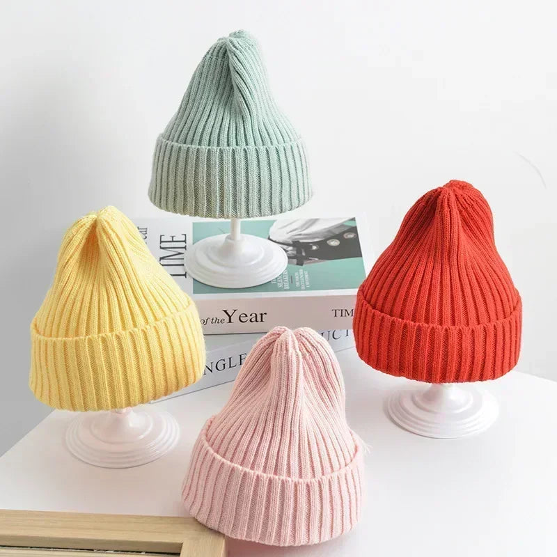 Bonnet au crochet pour nouveau-né, chapeaux d'hiver pour enfants, accessoires de photographie pour tout-petits, trucs chauds pour garçons et filles