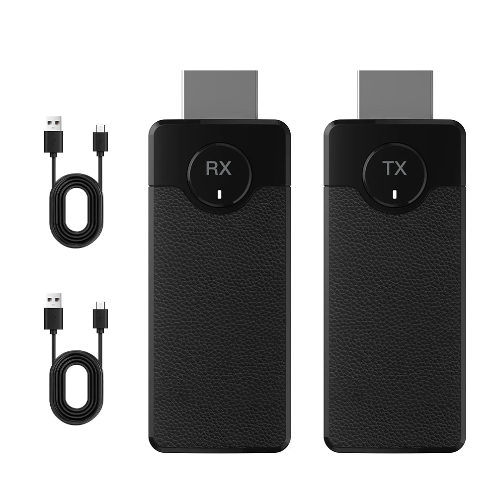 Émetteur et récepteur HDMI sans fil, entrée de décodage 4K, sortie 4K @ 30Hz, Plug & Play à latence ultra-faible pour les jeux, le cinéma maison